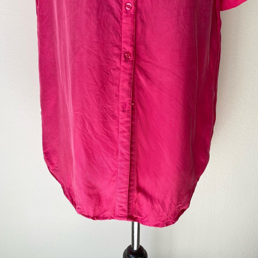Joh Anthropologie sz M button down oversized shift minimalist tunic dress - Picture 3 of 8